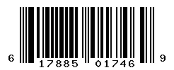 UPC 617885017469 barcode image