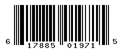 UPC 617885019715 barcode image