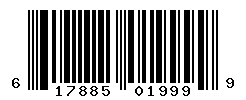 UPC barcode number 617885019999