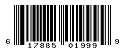 UPC 617885019999 barcode image