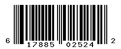 UPC 617885025242 barcode image