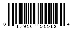 UPC barcode number 617916515124