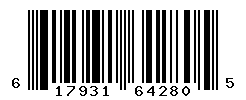 UPC barcode number 617931642805