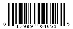 UPC barcode 617999046515