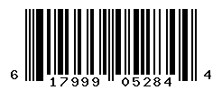 UPC barcode number 617999052844