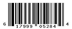 UPC 617999052844 barcode image