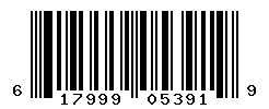 UPC barcode number 617999053919