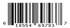 UPC barcode number 618554697937