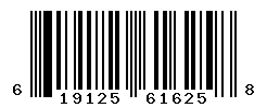 upc 619125616258 barcode image