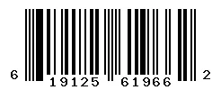 UPC barcode 619125619662
