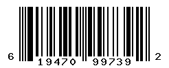 UPC barcode number 619470997392