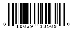 UPC barcode number 619659135690