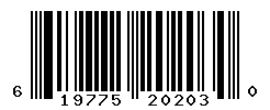 UPC barcode number 619775202030