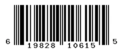 UPC barcode 619828106155
