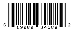 UPC barcode number 619989345882