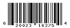 UPC barcode number 620023162754