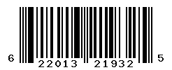 UPC barcode 622013219325