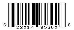 UPC barcode number 6220171953606