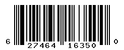 UPC barcode number 627464163500