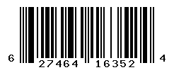 UPC barcode number 627464163524