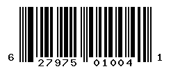 UPC barcode number 627975010041