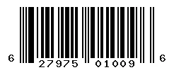 UPC barcode 627975010096