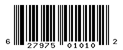 UPC barcode 627975010102