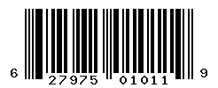 UPC barcode number 627975010119