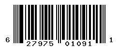 UPC barcode number 627975010911
