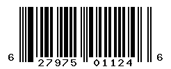 UPC barcode number 627975011246