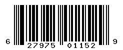 UPC barcode number 627975011529