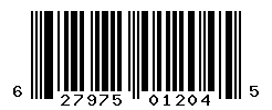 UPC barcode number 627975012045