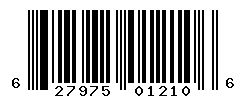 UPC barcode number 627975012106