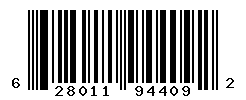 UPC barcode number 628011944092