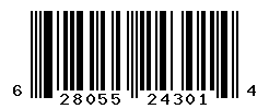 upc 628055243014 barcode image