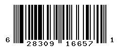 UPC barcode 628309166571
