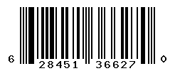 upc 628451366270 barcode image
