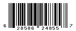 UPC barcode 628586248557