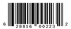 UPC barcode number 628816002232