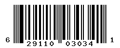 UPC barcode number 6291106030341