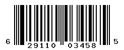 UPC barcode number 6291106034585