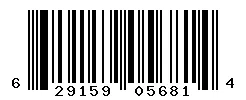 UPC barcode 629159056814