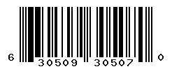 UPC barcode number 630509305070