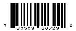 UPC barcode number 630509507290