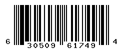 UPC barcode number 630509617494