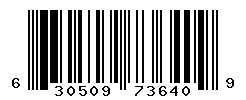 UPC barcode number 630509736409