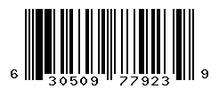 UPC barcode number 630509779239