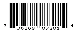 UPC barcode 630509873814