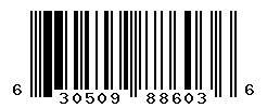 UPC barcode number 630509886036