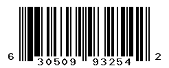 UPC barcode number 630509932542